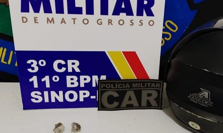 Grupo CAR prende jovem com drogas em Sinop