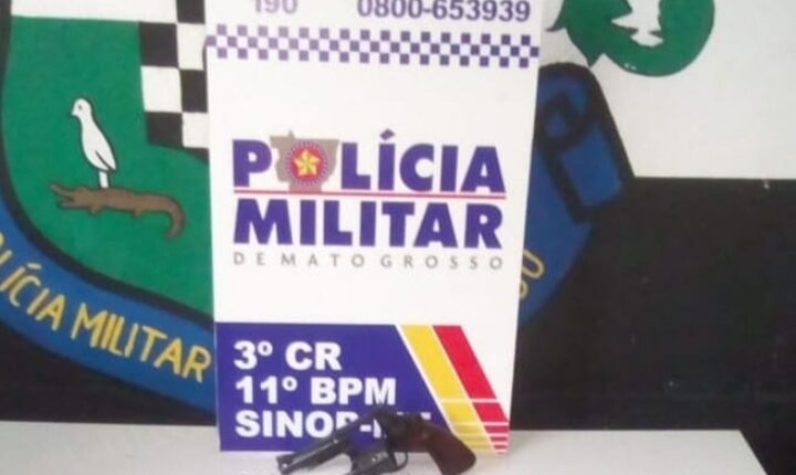 Homem é preso com arma de fogo em Sinop