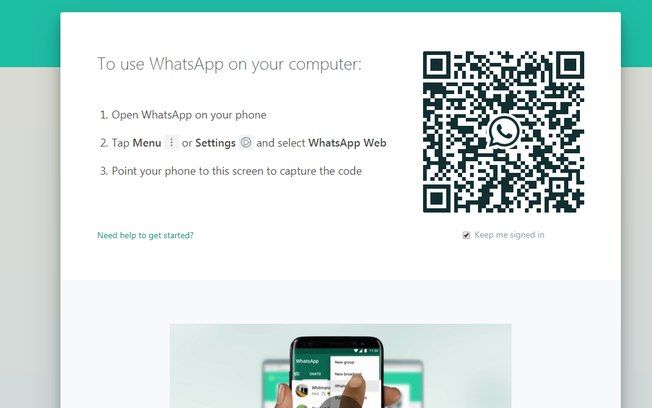 mensagens apagadas no WhatsApp Web